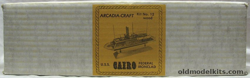 Arcadia-Craft 1/192 USS Cairo Federal Gunboat 1962 - (City Class), 12 plastic model kit